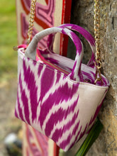 Load image into Gallery viewer, Silk Ikat Crossbody Handbag
