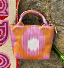 Load image into Gallery viewer, Silk Ikat Crossbody Handbag
