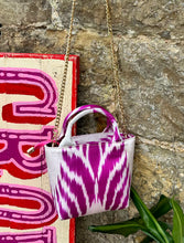 Load image into Gallery viewer, Silk Ikat Crossbody Handbag
