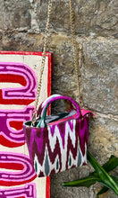 Load image into Gallery viewer, Silk Ikat Crossbody Handbag
