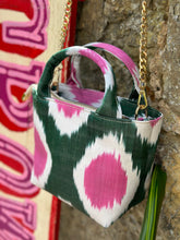 Load image into Gallery viewer, Silk Ikat Crossbody Handbag
