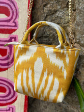 Load image into Gallery viewer, Silk Ikat Crossbody Handbag
