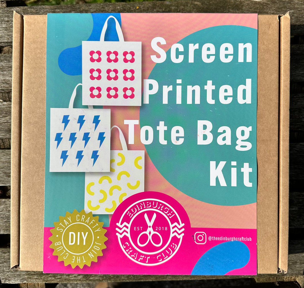 Screen Printed Tote Bag Kit 🎨