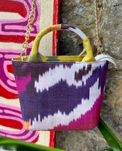 Load image into Gallery viewer, Silk Ikat Crossbody Handbag
