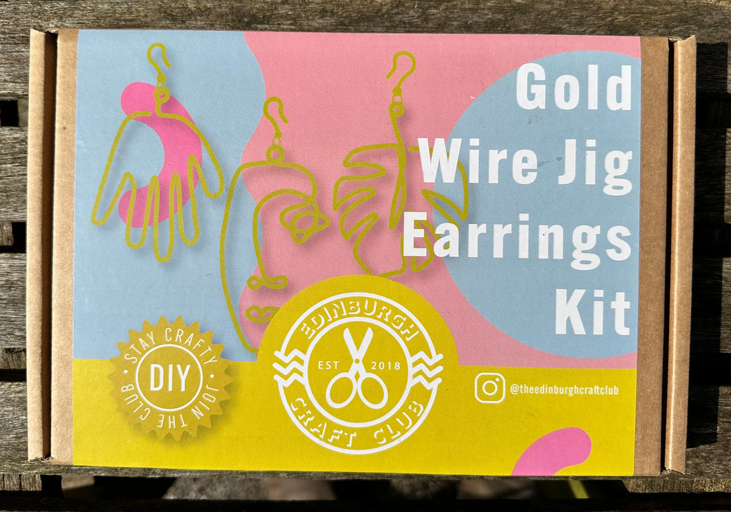 Gold Wire Jig Earrings Kit 👂