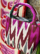 Load image into Gallery viewer, Silk Ikat Crossbody Handbag
