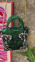 Load and play video in Gallery viewer, Silk Ikat Crossbody Handbag
