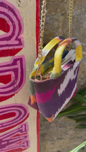 Load and play video in Gallery viewer, Silk Ikat Crossbody Handbag
