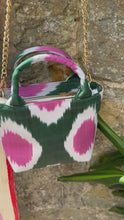 Load and play video in Gallery viewer, Silk Ikat Crossbody Handbag
