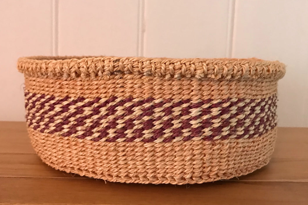 Purple Unique & Handy Fine- Weave Basket